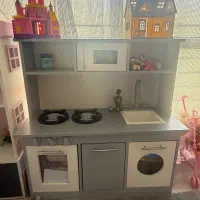 کتابخانه و سینک چوبی|کتابخانه، شلف، قفسه‌های دیواری|کرج, فاز ۱ مهرشهر|دیوار