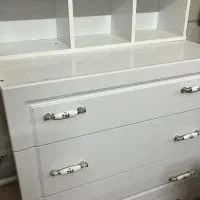 ست کامل تخت و پاتختی و..|تخت و سرویس خواب|تاکستان, |دیوار