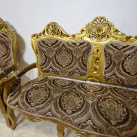 سرویس نه نفره مبلمان کلاسیک لطفا توضیحات بخونید|مبلمان خانگی و میز عسلی|ری, اقدسیه|دیوار