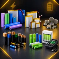 فروش انواع باتری های لیتیوم، قلم و نیم قلم