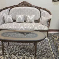 ست مبلمان سفارشی ۹ نفره  چوب گردو، تک و استثنایی|مبلمان خانگی و میز عسلی|هرسین, |دیوار