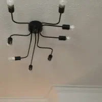 لوستر سقفی 8 شاخه|لوستر و چراغ آویز|رشت, سعدی (تختی)|دیوار