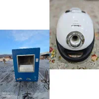 کولر آبی  و  جارو برقی