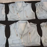 جلیقه،کراپ لی زنانه  مزون دوز