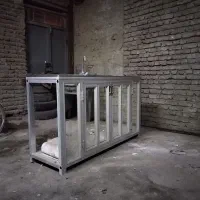 سینک و میز آلومینیومی و شیر و هود|آب‌چکان و نظم‌دهنده ظروف|آذرشهر, |دیوار