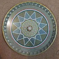 سینی فلزی طرح خاتم مناسب سوغات،پذیرایی،هدیه،زعفران|صنایع دستی و سایر لوازم تزئینی|مشهد, وکیل‌آباد|دیوار
