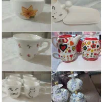 ساخت ظروف سرامیکی|صنایع دستی و سایر لوازم تزئینی|آزادشهر, |دیوار