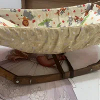 گهواره چوبی سیار|اسباب و اثاث بچه|قزوین, |دیوار