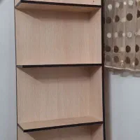 دکور ام دی اف قد ۲متر پهنای ۶۰|کتابخانه، شلف، قفسه‌های دیواری|قم, هنرستان|دیوار