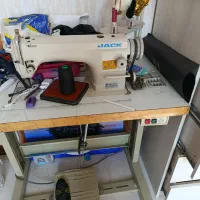 چرخ صنعتی راسته دوز جک با میز چرخ