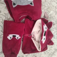 سه تیکه مخمل مناسب ۸ماه تا ۳ سال|کفش و لباس بچه|الوند, |دیوار