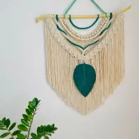 دیوارکوب مکرومه