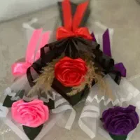 گل های تکی روبانی