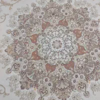 دو تخته فرش ۱۲ متری کاشان گل برجسته