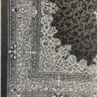فرش ماشینی کاشان ترنج مشکی نقرهای۱/۵و۴و۶و۹و۱۲متری|فرش|تهران, بازار|دیوار