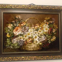 تابلو فرش ابریشم  دستباف|تابلو فرش|تهران, اختیاریه|دیوار