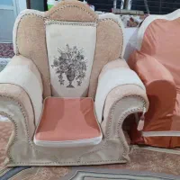 مبل سلطنتی ۷نفره با کاور،کاملآ سالم|مبلمان خانگی و میز عسلی|قم, زاد|دیوار