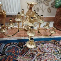 یک عدد لوستر آبکاری طلا