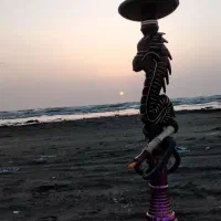 قلیان برنجی قلیون چوبی|زیورآلات و اکسسوری|ماهدشت, |دیوار