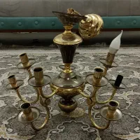 لوستر برنزی|لوستر و چراغ آویز|قزوین, |دیوار