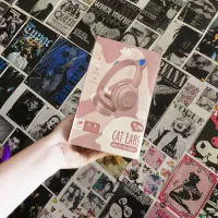 هدفون گربه ای Kt 49m چراغدار نو