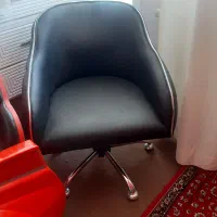 صندلی چرخ دار نگین دار۲ عدد