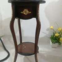 میز تلفن چوبی