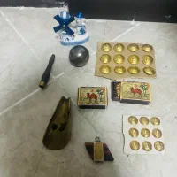 به سری وسایل عتیقه کبریت جعبه چوبی