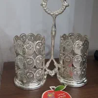جاقاشق چنگال قلم زنی با روکش سیلور