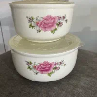 ظرف چینی درب دار