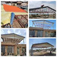 اجرای سقف سبک، شیروانی و سایه بان بدون واسطه|خدمات پیشه و مهارت|شوشتر, |دیوار