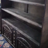 کتابخانه بزرگ و فوق العاده محکم جنس چوب|کتابخانه، شلف، قفسههای دیواری|رباطکریم, رباطکریم|دیوار