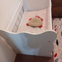 گهواره تخت شو کودک در حدنو|تخت و صندلی بچه|فرخ‌شهر, |دیوار