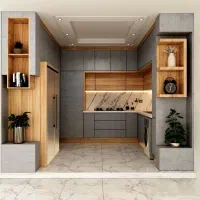 طراحی و اجرای انواع کابینت و کمد دیواری نقدواقساط|جاکفشی، کمد، دراور|مراغه, |دیوار