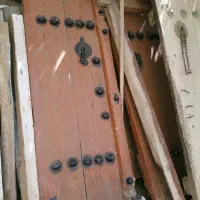 دروازه چوب گردو قدیمی|کلکسیون اشیاء عتیقه|سنندج, |دیوار