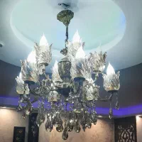 لوستر برنز ۶ شاخه ۱۲ شعله