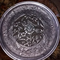 بشقاب دست ساز مسی دیوار کوب