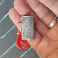 جا حرزی نقره کهنه قدیمی|کلکسیون اشیاء عتیقه|قنوات, |دیوار