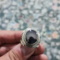 انگشتر نقره شجر اصل قائن