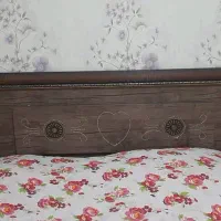 تخت دونفرباکفی بدون تشک بوفه صندلی بچه میز