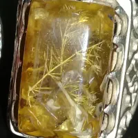 انگشتره نقره کهربا مهماندار  میلیون ساله