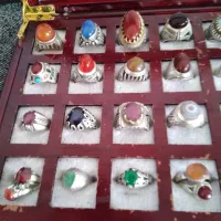 انگشتر نقره قدیمی وکهنه|جواهرات|بیرجند, |دیوار