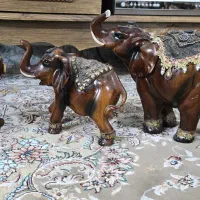 مجسمه فیل 3 عددی|مجسمه، تندیس، ماکت|محمدیه-قزوین, |دیوار