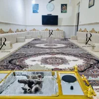 پشتی خلیجی زیدوندی کد ۲۸۳۷۲ پرده رایگان ببر|مبلمان خانگی و میز عسلی|اهواز, کمپلو جنوبی|دیوار