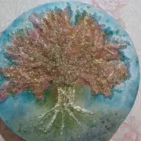 درخت زندگی با نور مخفی