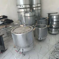 تنور گالوانیزه اصفهان و شعله گاز