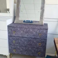 میز آرایشی تمام پارچه ای خورموج مبلمان علی