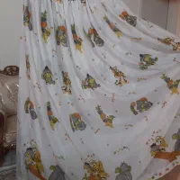 پرده  اتاق خواب پر چین سالم