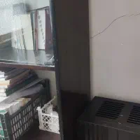 کمد شیشه ای|کتابخانه، شلف، قفسههای دیواری|خوی, |دیوار