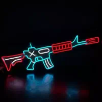 تابلو نئون طرح کلاش